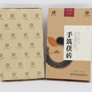 Hunan Anhua té negro cuidado de la salud la fabricación de té a mano