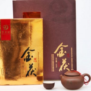 Té de la atención sanitaria del té negro de Fuzhuan Hunan Anhua del oro 2000g