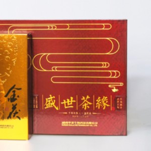 G establece 1000 g de oro fuzhuan 750 g de té HCQL hunan hahua té negro cuidado de la salud té